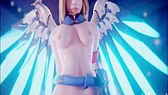 perfect 3d sfm mercy clips thrown together with cool sound