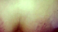 Fat slut blonde gives sloppy deep mouth and ass to friend