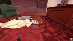 boss caught by uraraka in koikatsu office roleplay service