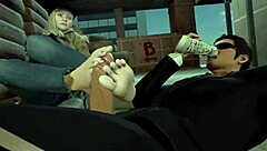 What to do with this cartoon striptease clip?