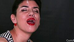 After Party Erotic Scene with Couple Sharing Handjob and Facial Cumshot in High Definition Anime