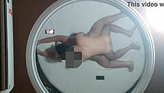 hot couple enjoys intense session with big bear complete