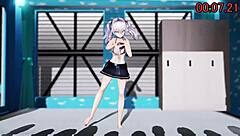 카시마가 의심스러운 아르바이트 하면서 야생 라이딩이랑 분출 액션