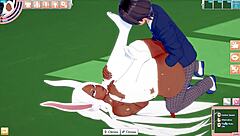 Big ass bunny gets fucked to orgasm