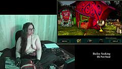 Secreto desnudo del reloj antiguo en juego anime parte 1 tetas grandes