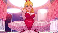 在这部狂野色情动漫中，大屁股大胸卡通美女被巨屌猛干，呻吟着阴道被精液灌满，爆裂内射让她湿透