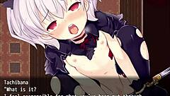 i bound her with toys in this night tail bondage game and fucked her hard