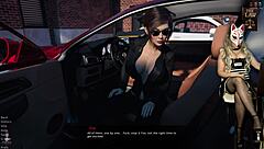 Prison guard seduces with big tits in wild orgy scene