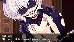 i bound her with toys in this night tail bondage game and fucked her hard