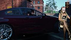 Prison guard seduces with big tits in wild orgy scene