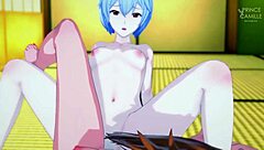 Asuka and Rei synchronize tight pussies