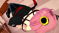 Hey, Anya, why tease that cock in your hot adult costume?