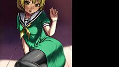 Hentai fans gather to enjoy sexy anime girls in ecchi style episode 15.