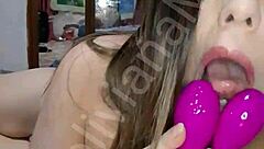 Simulating sucking Fernando's balls, dick and ass?