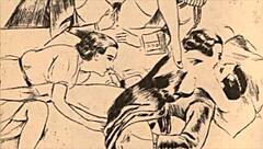 What Makes This Vintage Erotic Illustration So Captivating?