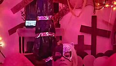 Angelg And Kuzz Halloween Special With Monster Cock Part 1!