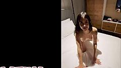 yo, check this latina teen with braces taking her first bwc at casting! 😍