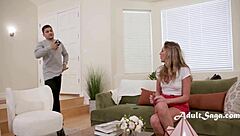 victors curious fingers find addisons remote control vibrator, oops wrong button