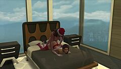 Christmas Morning Fuck Session Turns Wild! So Hot!