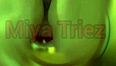 miya triez does a hot strip tease for fans