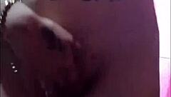 Suggestive Latina Housewife Teases in Cute Costume Close-Up