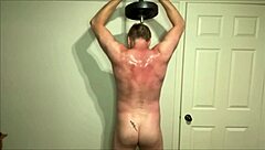 training like a pro with my strict daddy at home. i couldn't resist his tough lessons.