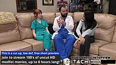 damn, freshman Ditria Rose gets forced Hitachi orgasm in latex!