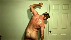 training like a pro with my strict daddy at home. i couldn't resist his tough lessons.