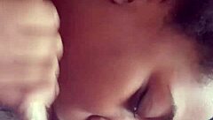 Ebony Milf's Good Neck Sucking Black Cock