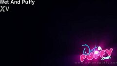 Stunning brunette teases with a dildo in solo action wearing sexy heels.