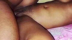 African Black Teen 18 Craves Hard and Fast Morning Sex. She Takes It Deep in Missionary!