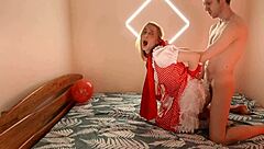 Amateur Deepthroat Dan Anal Kasar Dengan Gadis Baju Merah