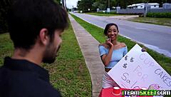 Pervert Stud Drills Sexy Teen Alicia Reigns Deep on His Couch