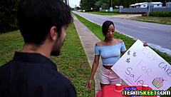 Pervert Stud Drills Sexy Teen Alicia Reigns Deep on His Couch