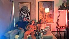 Behind the scenes of porn production