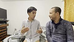 disabled stud with huge dick tears into his buddy’s tight ass