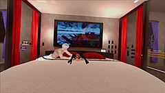 Fox Pair Mating with Huge Monster Cock in Furry Scene