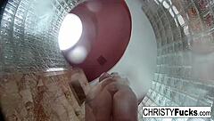 hey, check this hot shower fun with christy and dahlia bts