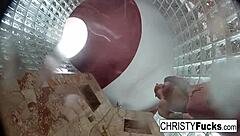 hey, check this hot shower fun with christy and dahlia bts