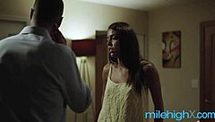 Rachel Rivers keeps refusing but I push harder for taboo teen action