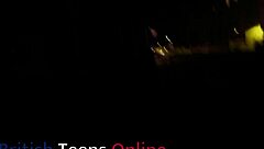 Watch your neighbour stroking herself in a hot solo act