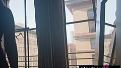 Blonde Teen Stripping And Fingering