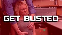 Horny thief caught and forced to screw the guard. What a wild twist!