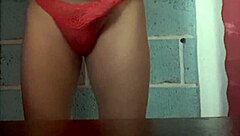 modeling wife's panties