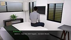 Nursing back to pleasure with curvy teen in cute outfit