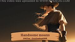 yo, listen to this handsome guy moaning hard with his friend