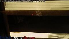 You watch your curvy British neighbor masturbating secretly