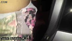 Casada FODES Hard with Novinho in Dark Street at Night WHILE Husband Watches!