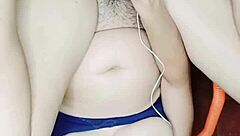 man, this huge dildo feels so deep, watch my juices squirt out in streams!