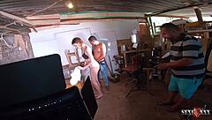 Bastidores of my niece Luara Amaral’s first orgasm with Binho Ted.